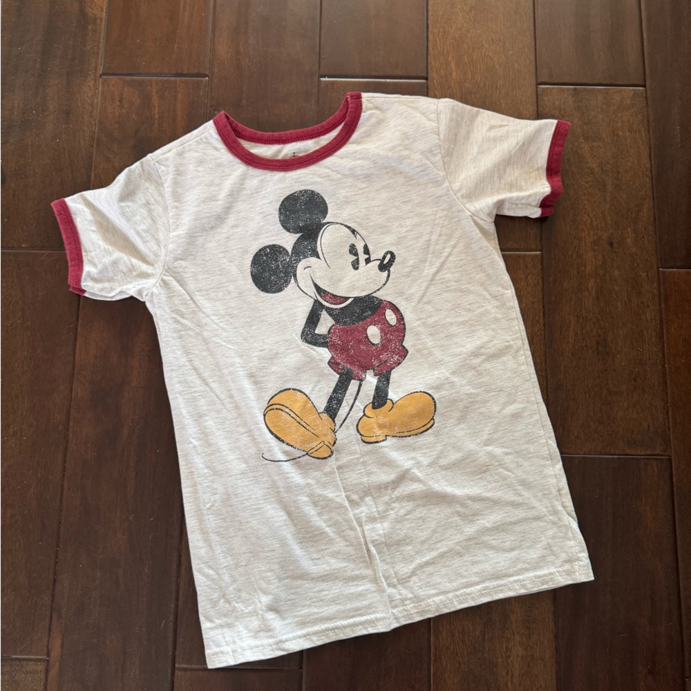 Disney Mickey Mouse Kids T-Shirt - White, Red, and Yellow